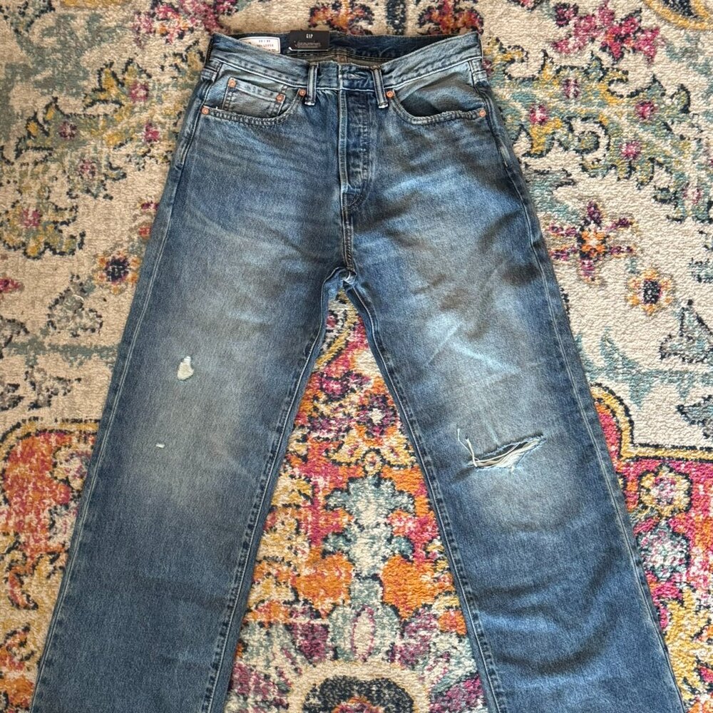 Men's Gap 90's Loose Button Fly Jeans - NWT - 30 x 32